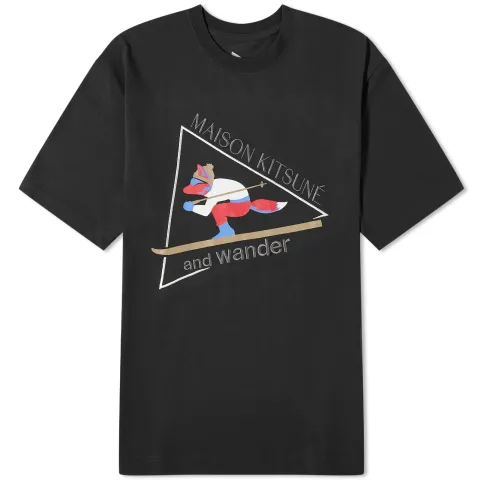 x Maison Kitsune Skiing Fox T-Shirt