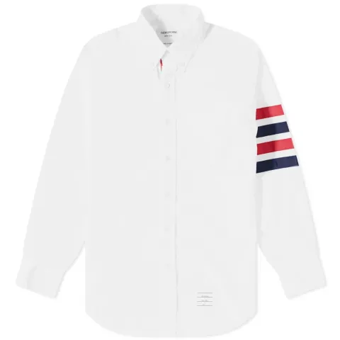 Engineered Stripe Button Down Oxford Shirt