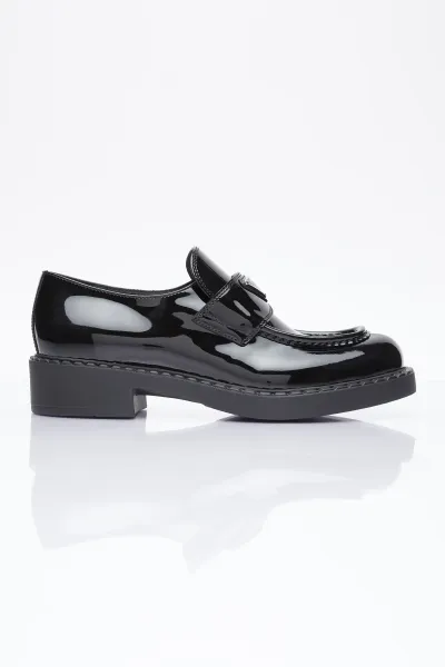 Logo Plaque Loafers