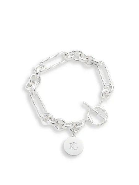 Lauren Ralph Lauren Sterling Silver Rope Link Bracelet