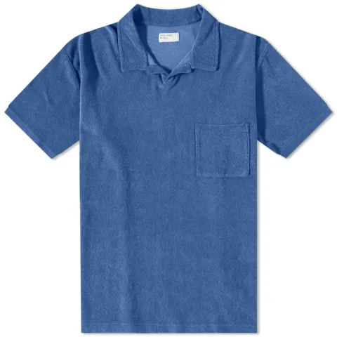 Terry Fleece Vacation Polo