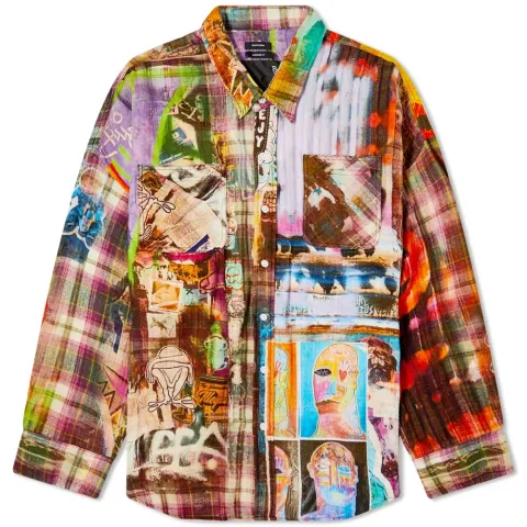 Mixed Pattern Workshirt