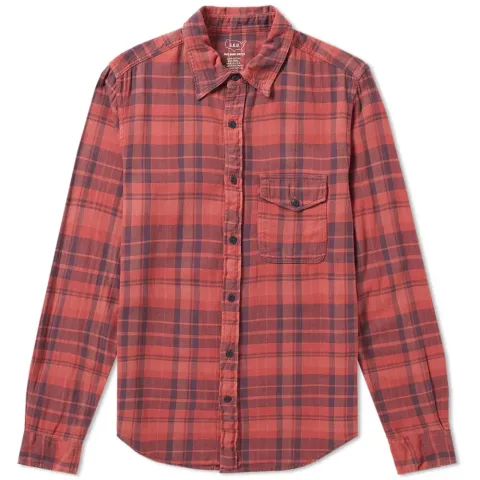 Plaid Flannel Work Shirt