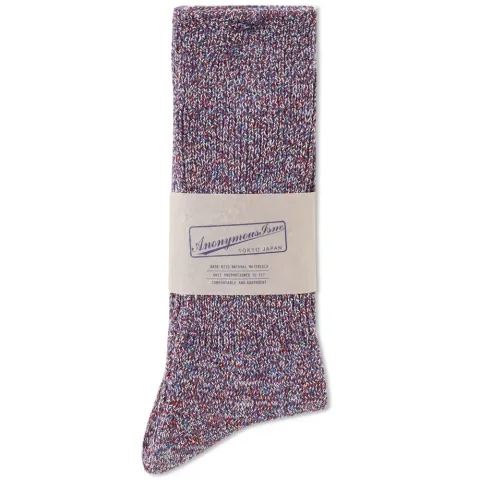 Mock Rib Crew Sock