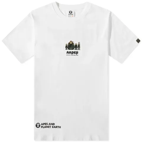 AAPE Aaper Basic One Point T-Shirt