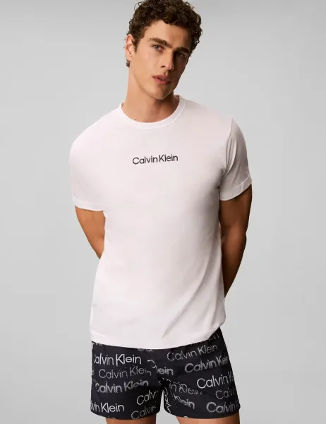 Calvin Klein Pure Cotton Poplin Boxer Set White Mix