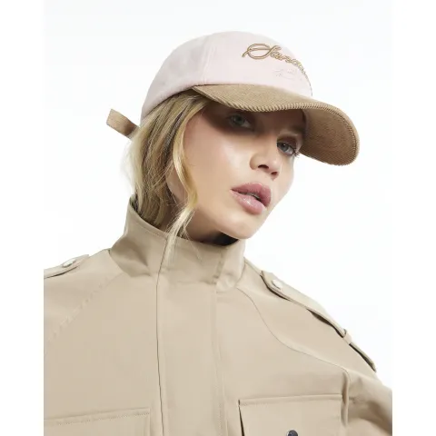 River Island Sanctuaire Logo Colour Block Cap