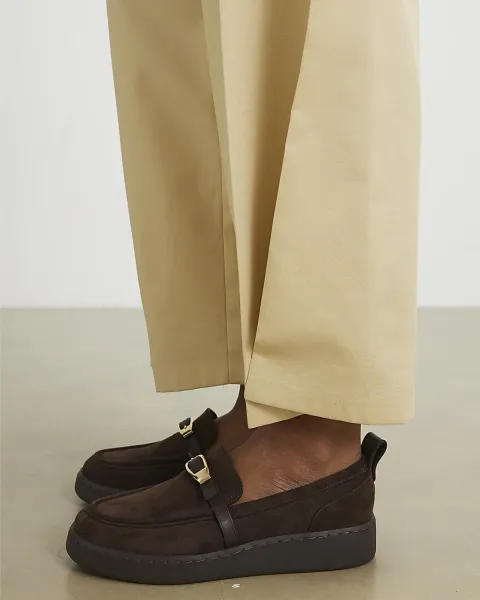 River Island Buckle Detail Sports Loafers