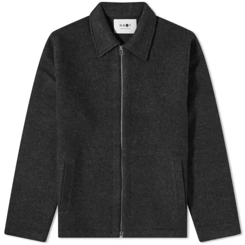 Ivan Boiled Wool Zip Jacket