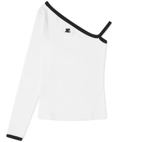Courrèges Asymetric One Sleeve T-shirt