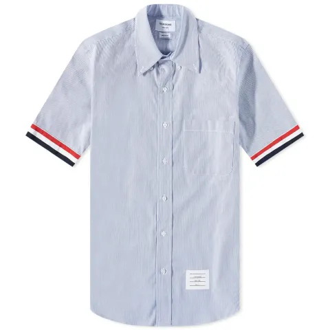 Grosgrain Tricolor Short Sleeve Shirt