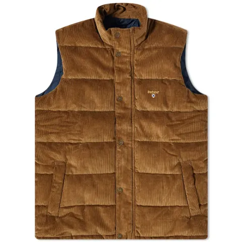 Cord Baffle Gilet