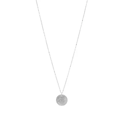 The Snow Lion Medallion Necklace