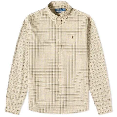 Long Sleeve Checked Shirt