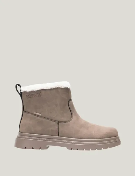 Regatta Waterproof Flat Shoe Boots Brown