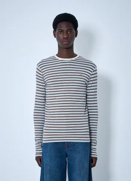Striped Knit T-Shirt