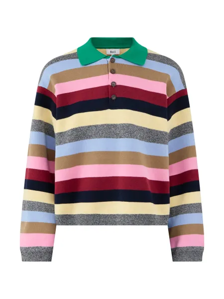 Cotton Jisse Multi Knit Polo Shirt