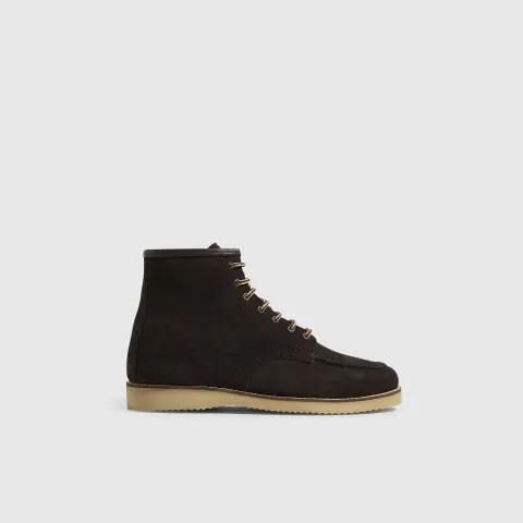 River Island Faux Suede Wedge Boots