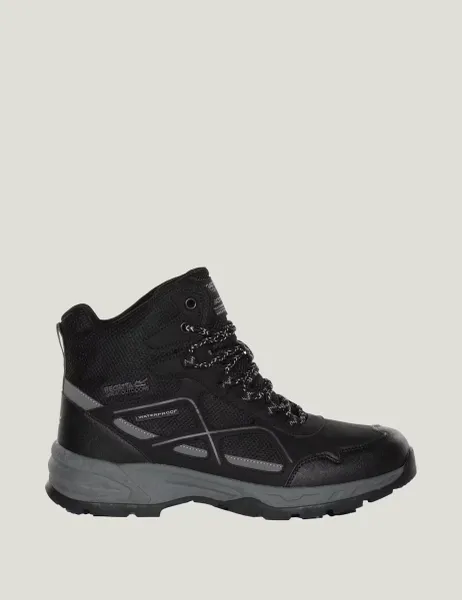 Regatta Vendeavour Waterproof Walking Boots Black