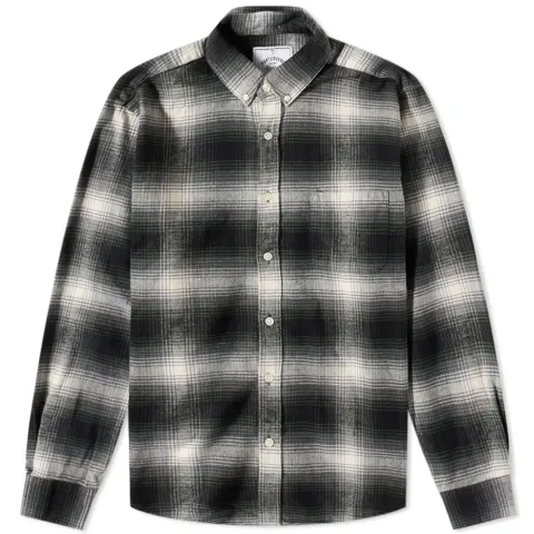 Otriz Button Down Ombre Check Shirt