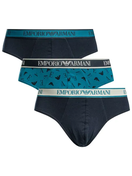 Emporio Armani 3 Pack Cotton Stretch Briefs