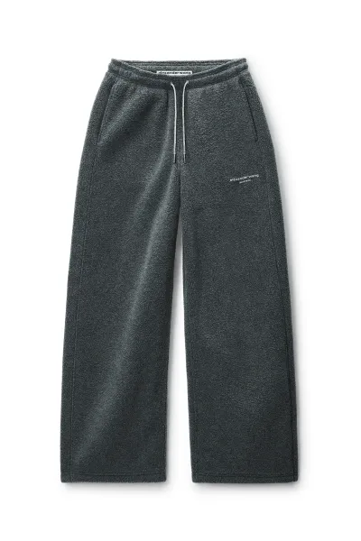 CRYSTAL DRAWCORD MID-RISE TRACKPANT