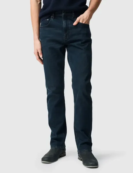 Rodd & Gunn Linden Regular Fit 5 Pocket Jeans Blue/Black