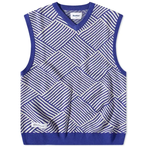 Parquet Knit Vest