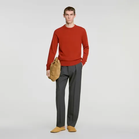 SANDRO Cashmere crew neck jumper