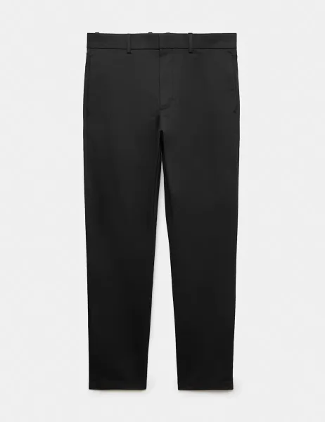 Autograph Slim Fit Italian Cotton Rich Stretch Trousers Black
