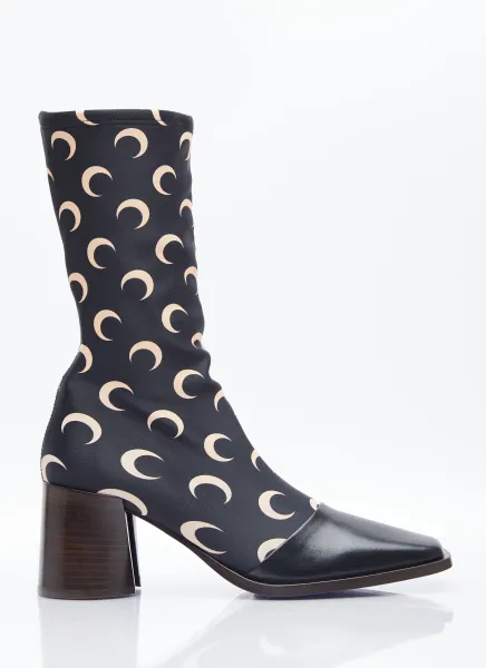 Regenerated Moon Jersey Ankle Boots