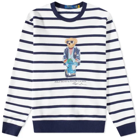 Regatta Bear Stripe Crew Sweat