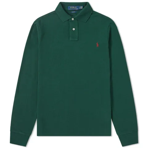 Long Sleeve Slim Fit Polo