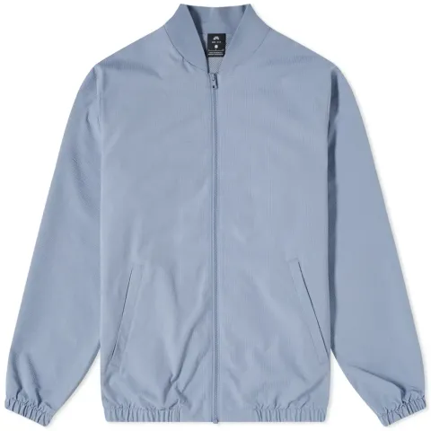 Seersucker Bomber Jacket