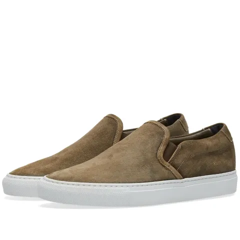 Slip On Waxed Suede