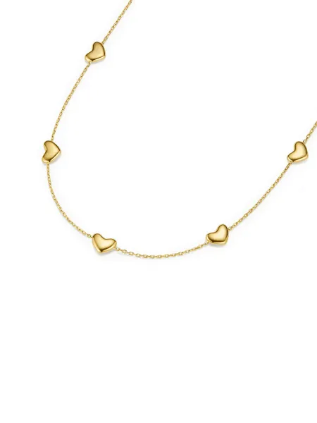 D. Louise Bubble Heart Multi Necklace