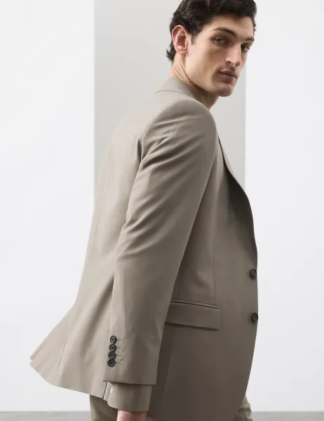 Autograph Tailored Fit Performance Suit Jacket Onyx