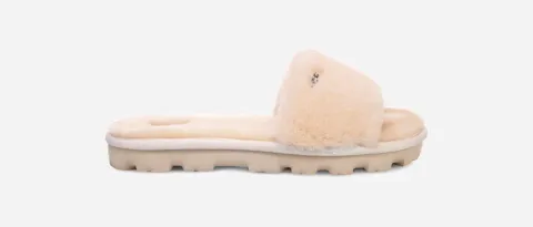 Cozette Slipper for Women, Shearling/Polyester/Wool