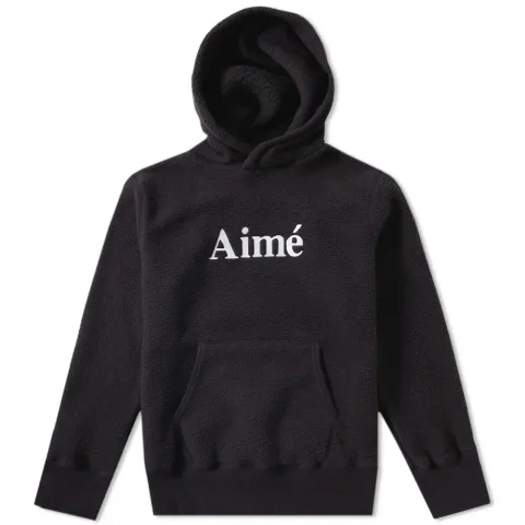 Deep Pile Fleece Kanga Hoody