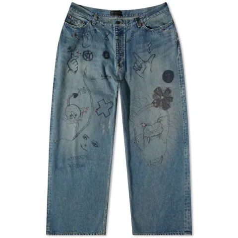 Destroyed Baggy Jeans