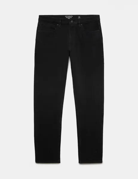 Autograph Slim Fit 360 Flex Stretch Jeans Black/Black