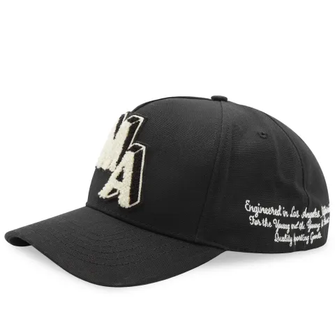 Chenille MA Patch Canvas Cap
