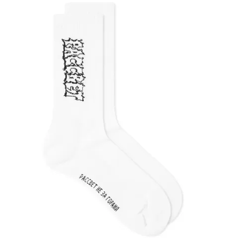 Jagged Logo Sock
