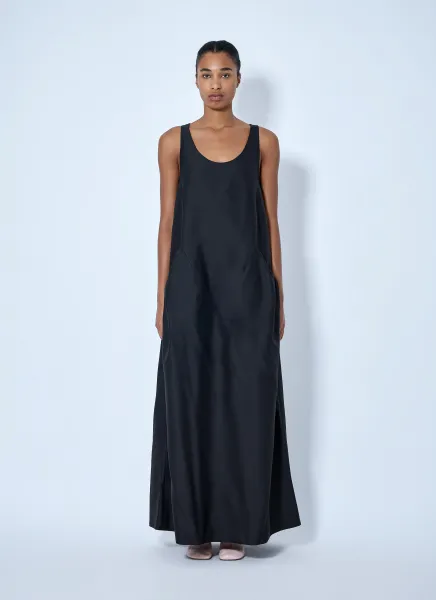 Drazero Wool and Silk-Blend Maxi Dress