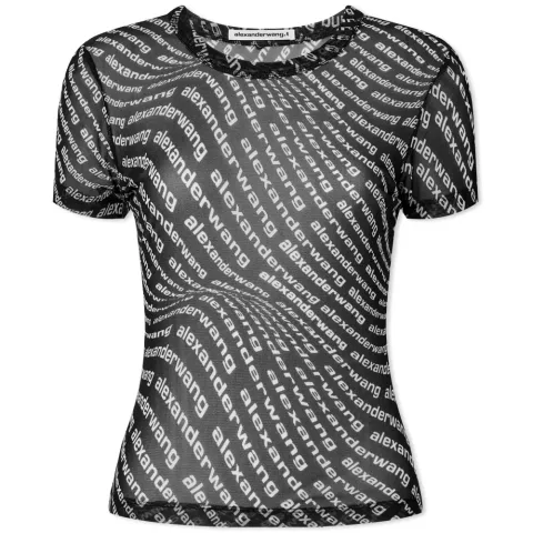 Logo Mesh Tee