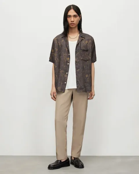 Talia Mid-Rise Straight Fit Trousers