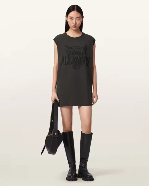 Wild Brooke Relaxed Fit Mini T-Shirt Dress