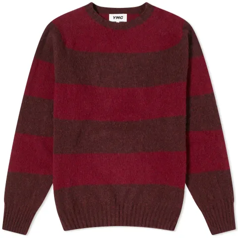 Suedehead Stripe Crew Knit