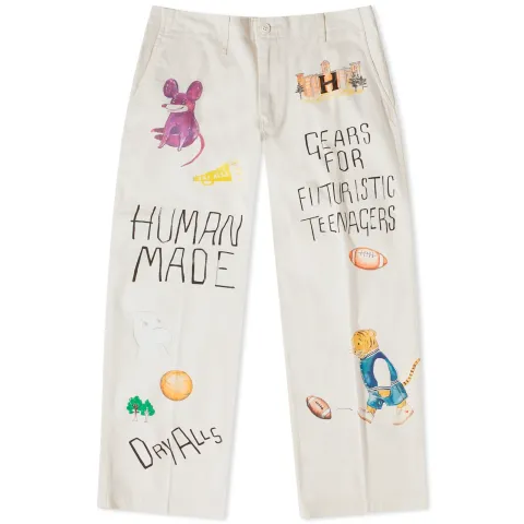 Printed Chino Pants