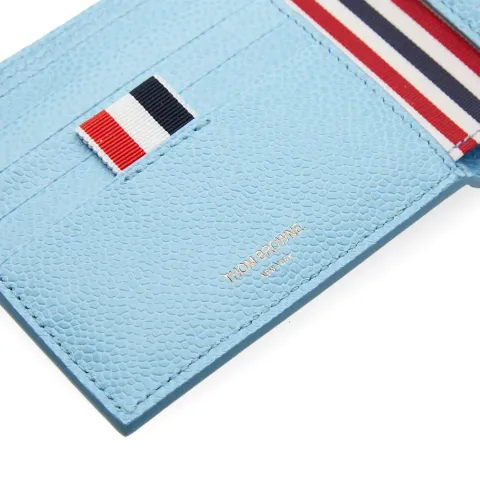 Diagonal Stripe Card Billfold Wallet